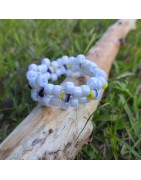 enby pride flower cuff bracelet